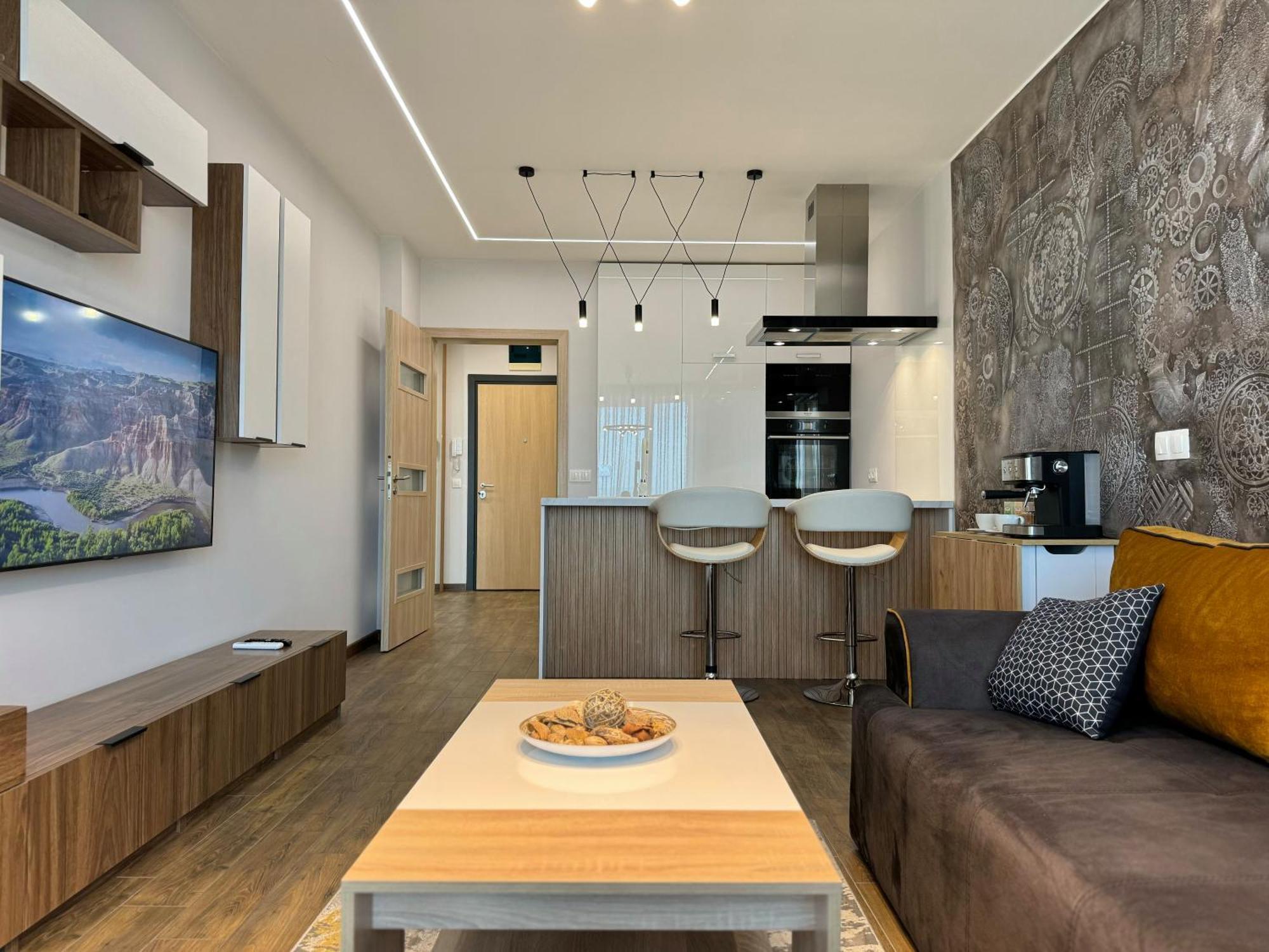 Modern 1bed For 4 Guests In Apartment